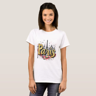 Paris Skyline T-Shirt - Chic and Stylish Design