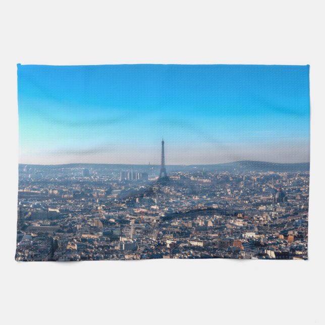 Paris Skyline Tea Towel (Horizontal)