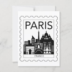 Paris souvenir postcard