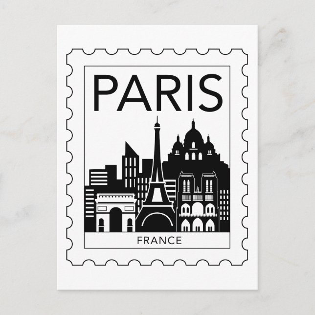 Paris souvenir postcard (Front)