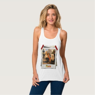 Paris Souvenir T-shirt - France Travel Gift Singlet