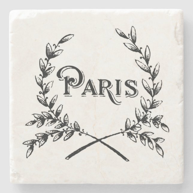 Paris Stone Coaster (Front)