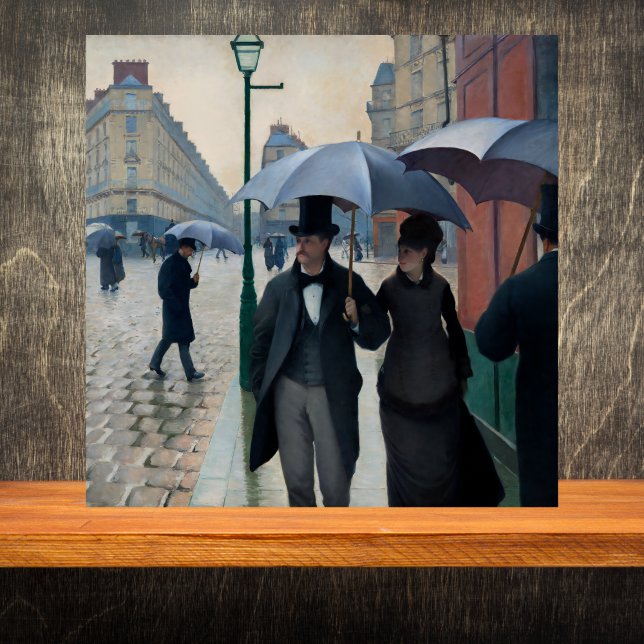  Paris Street in Rainy Weather - Gustave Caillebot Tile (Creator Uploaded)