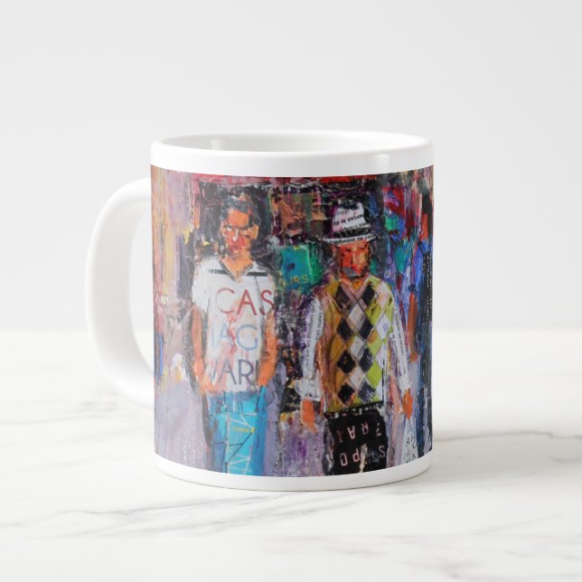 Paris Street Large Coffee Mug (Front Left)