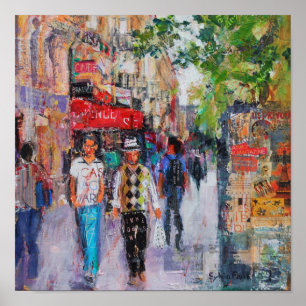 Paris Street Poster