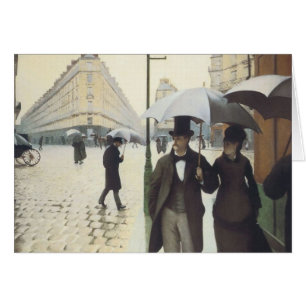 Paris Street, Rainy Day by Caillebotte
