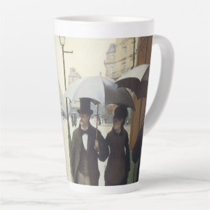 Paris Street, Rainy Day by Caillebotte Latte Mug
