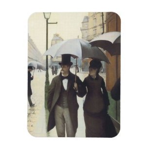 Paris Street, Rainy Day by Caillebotte Magnet