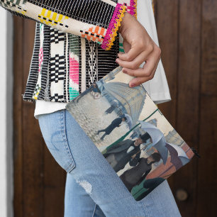 Paris Street; Rainy Day by G. Caillebotte, Art Accessory Pouch