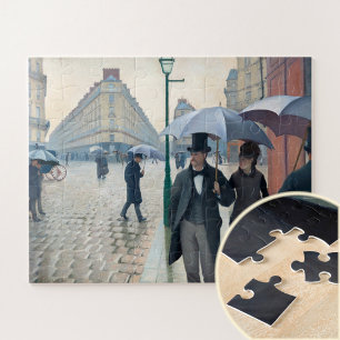 Paris Street; Rainy Day by G. Caillebotte, Art Jigsaw Puzzle