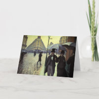 Paris Street Rainy Day by Gustave Caillebotte