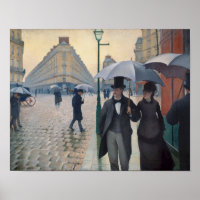 Paris Street Rainy Day by Gustave Caillebotte