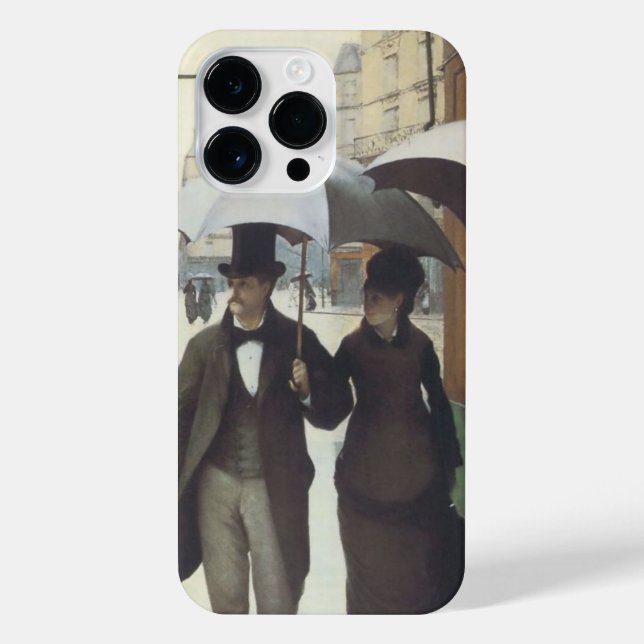 Paris Street Rainy Day iPhone Case (Back)