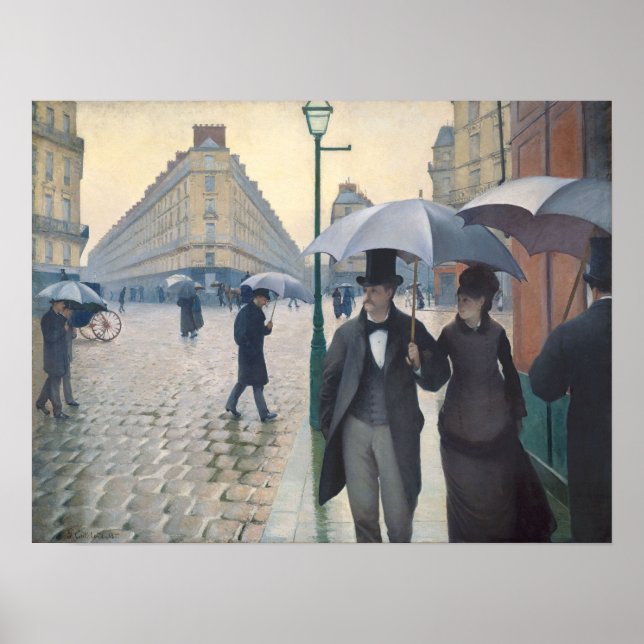 Paris Street; Rainy Day Poster (Front)
