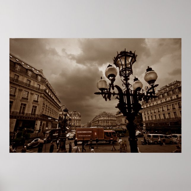 Paris Street Scene (I) Poster (Front)