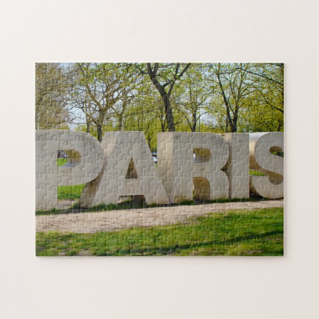 Paris Street Signs. Jigsaw Puzzle (Horizontal)