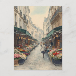 Paris Streets Postcard