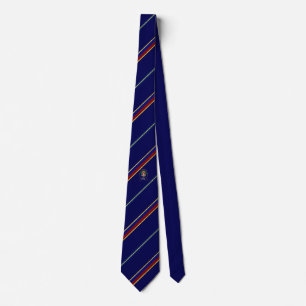 Paris stripes flag tie