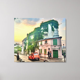 Paris Sunset Canvas Print
