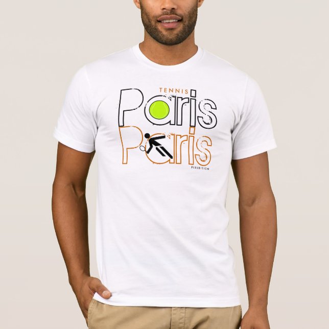 Paris Tennis French Open T-Shirt (Front)