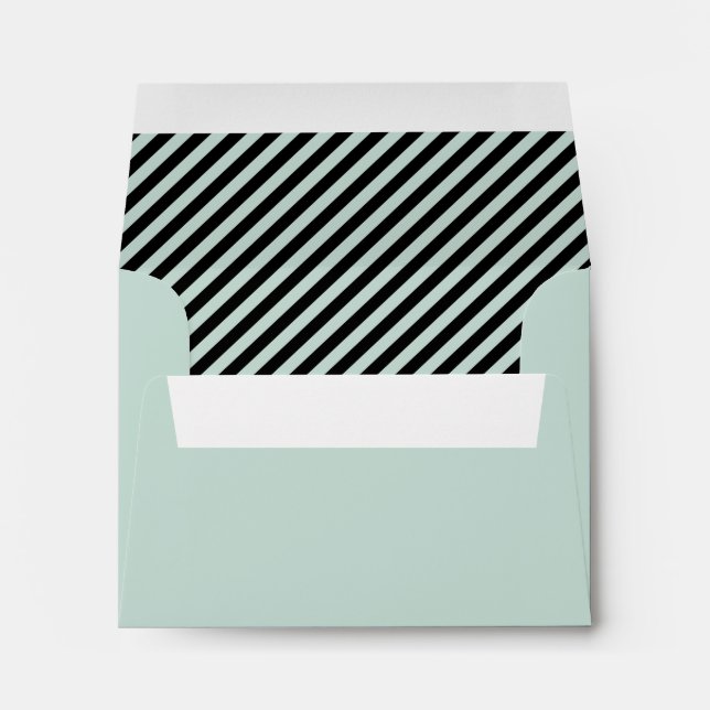 Paris theme with return address A2 envelope (Back (Bottom))