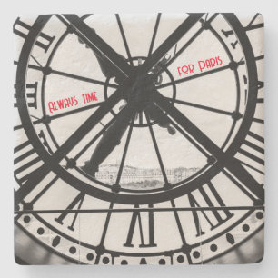Paris Themed Coasters in Black and White