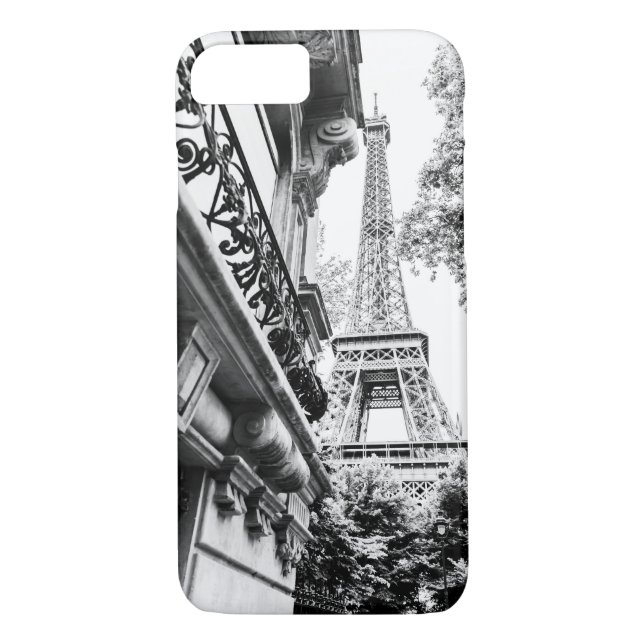 Paris Themed Phone Case with Quote (Back)