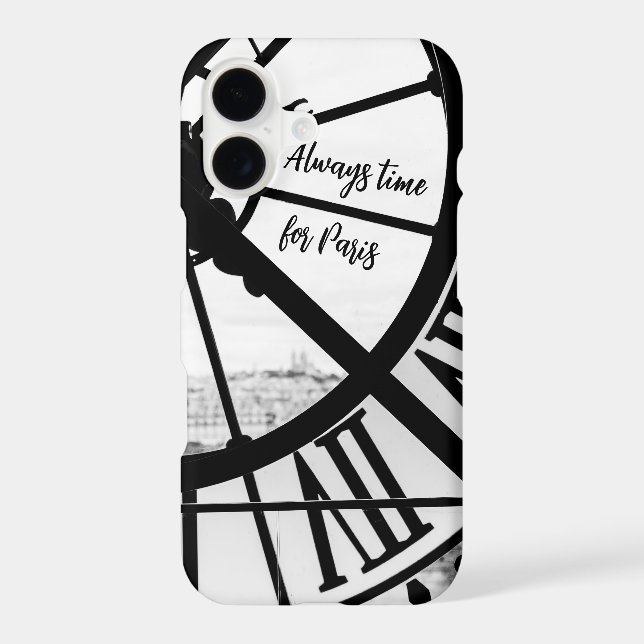 Paris Themed Phone Case with Quote (Back)