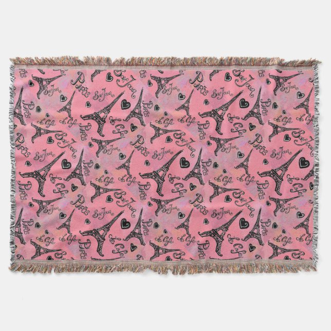 PARIS THROW BLANKET (Front)