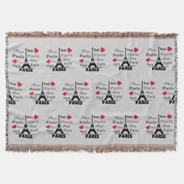Paris Throw Blanket (Front)