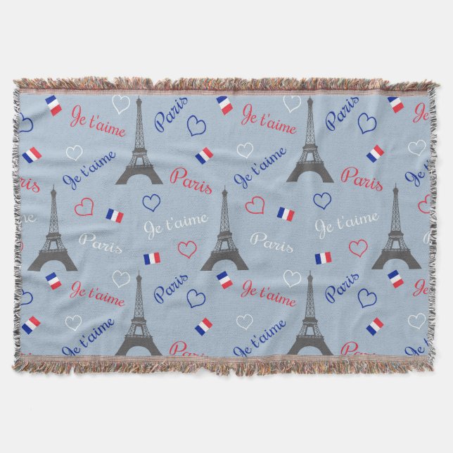 Paris Throw Blanket (Front)
