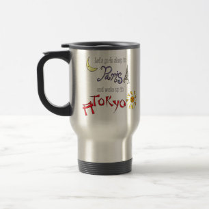 Paris Tokyo Travel Mug
