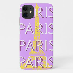 Paris, Travel Art, Minimalist, Pastel Travel Art Case-Mate iPhone Case