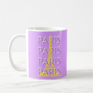 Paris, Travel Art, Minimalist, Pastel Travel Art Coffee Mug
