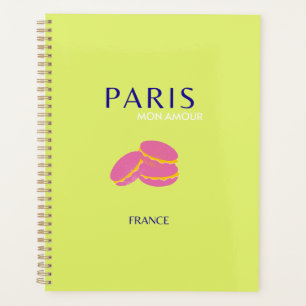 Paris Travel Art Retro Art Planner