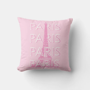 Paris Travel Art, Travel Art, Preppy Art, Pink Cushion