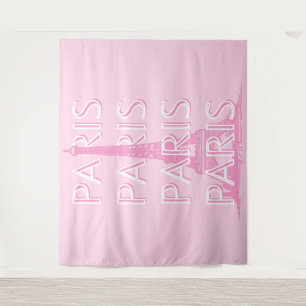 Paris Travel Art, Travel Art, Preppy Art, Pink Tapestry