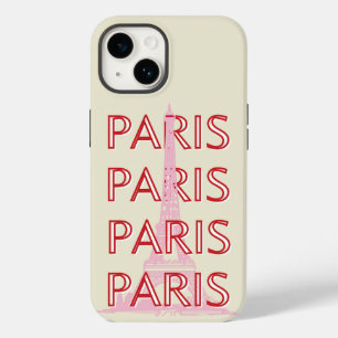 Paris Travel Art, Travel Art, Preppy, Minimalist Case-Mate iPhone 14 Case