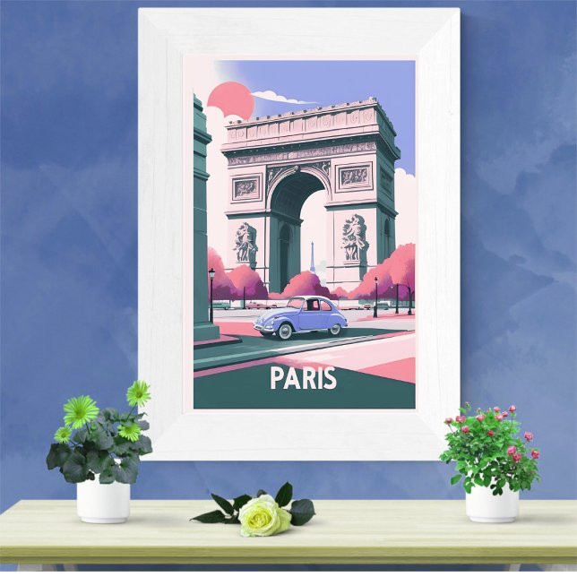Paris Travel Poster (Creator Uploaded)
