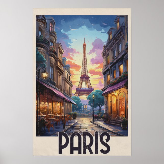 Paris Travel Poster (Front)