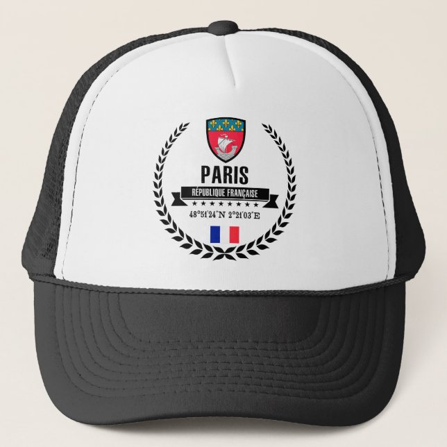 Paris Trucker Hat (Front)