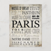 Paris Typography - Subway Style