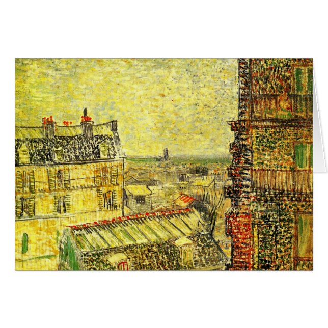 Paris View from Vincent's Room by Vincent van Gogh (Front Horizontal)