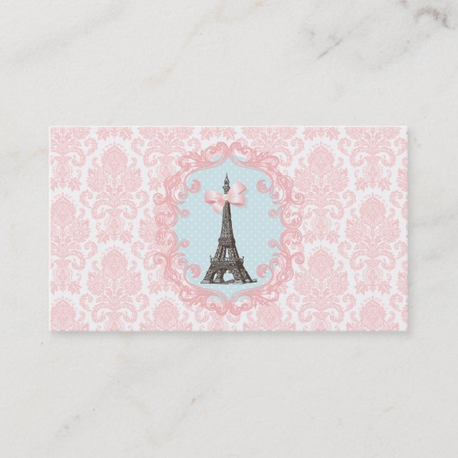 Paris Vintage Calling Card (Front)