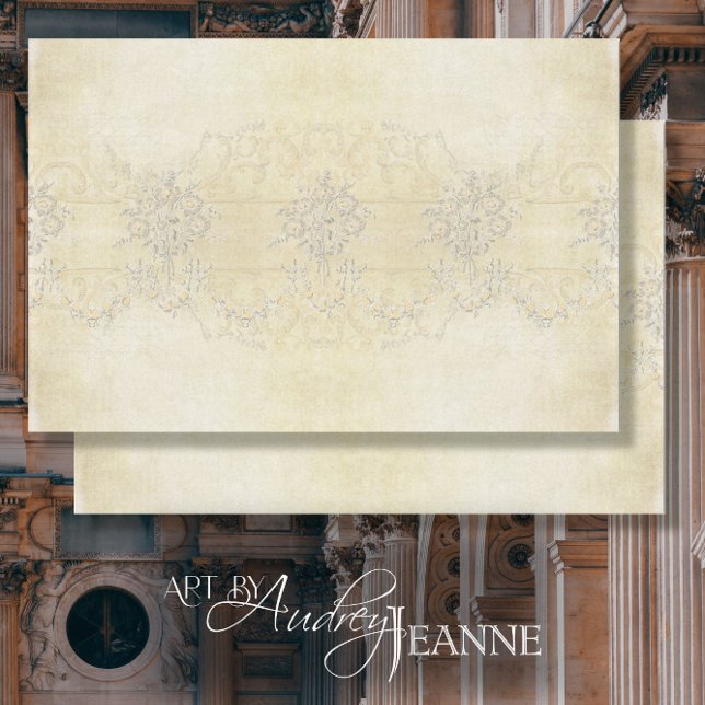Paris Vintage Elegant Ephemera Wallpaper Decoupage Tissue Paper (Creator Uploaded)