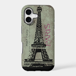 Paris Vintage Postcard Eiffel Tower