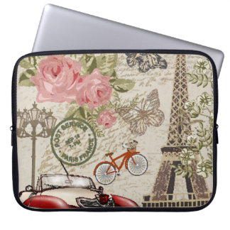 Paris Vintage: Postcard Style Laptop Sleeve