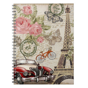 Paris Vintage: Postcard Style Notebook