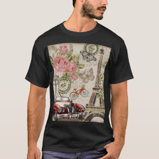 Paris Vintage: Postcard Style T-Shirt