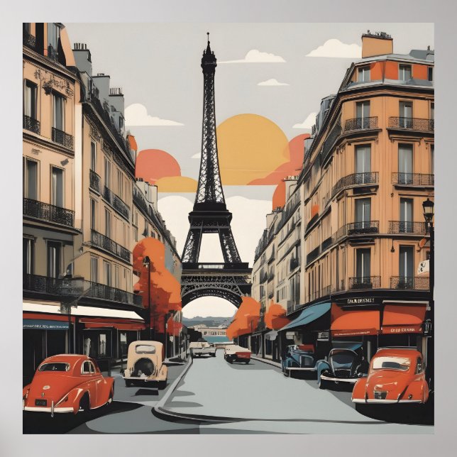 Paris vintage poster (Front)